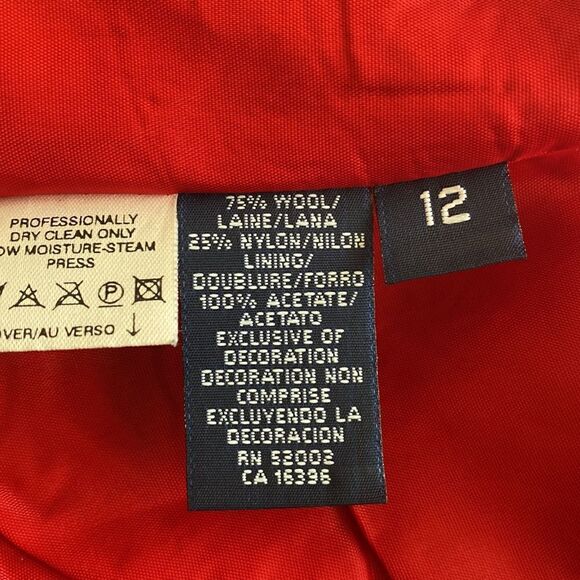 Vintage LizSport Liz Claiborne Tartan Plaid &. Velvet Tuxedo Jacket 40s Style - Picture 12 of 12